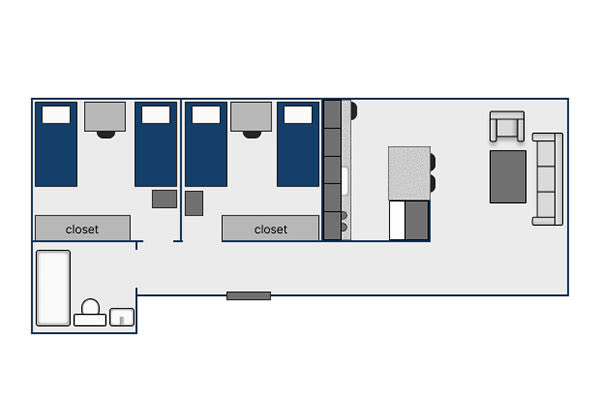 East Campus 2 Bedroom