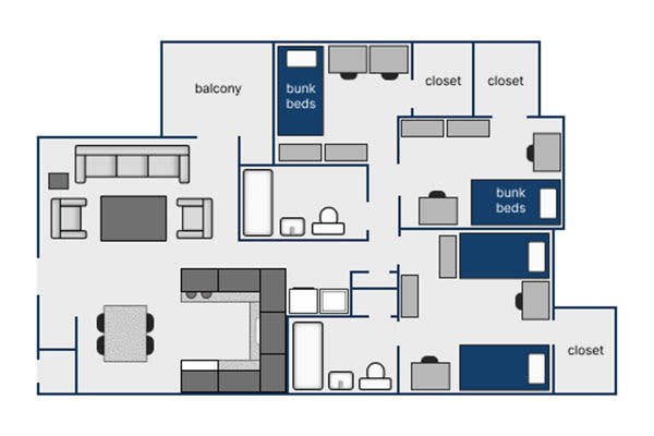 Peaks 3 Bedroom