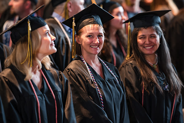 smiling graduates