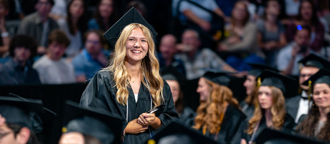 colorado christian university graduates at commencement (slide 1 of 6)