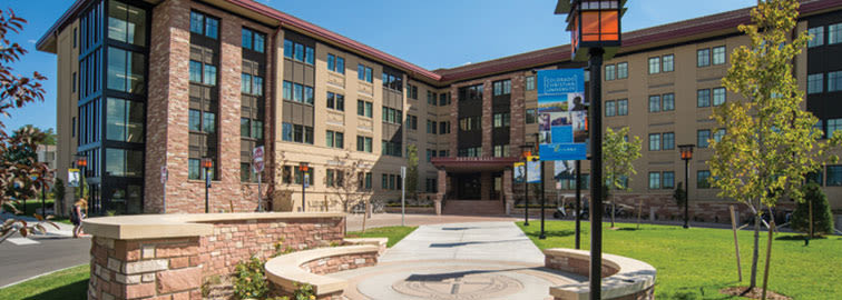 The exterior of Yetter Hall