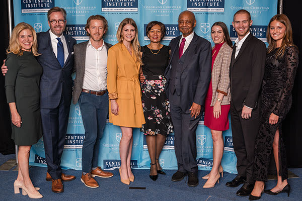 armstrong family with bob woodson and wife
