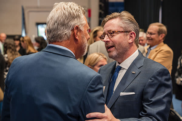 wil armstrong greeting awards attendee