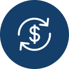 icon of a circle with a dollar sign in the middle