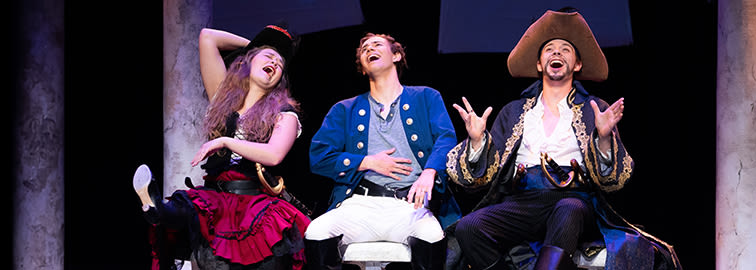 ccu students performing as pirates