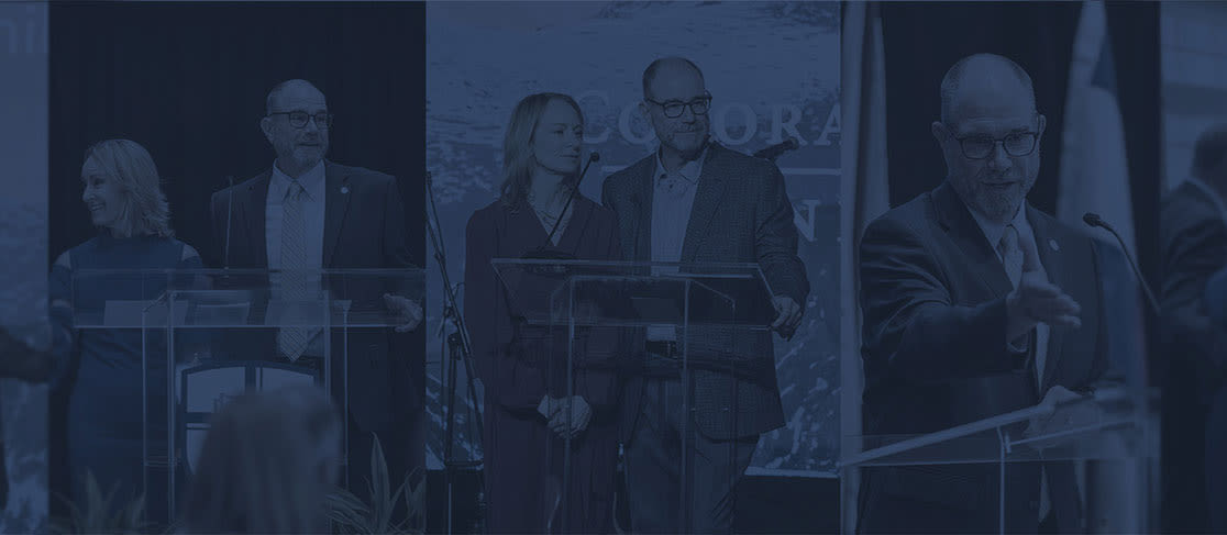 images of president and first lady hogue hosting speaker series events (slide 2 of 7)