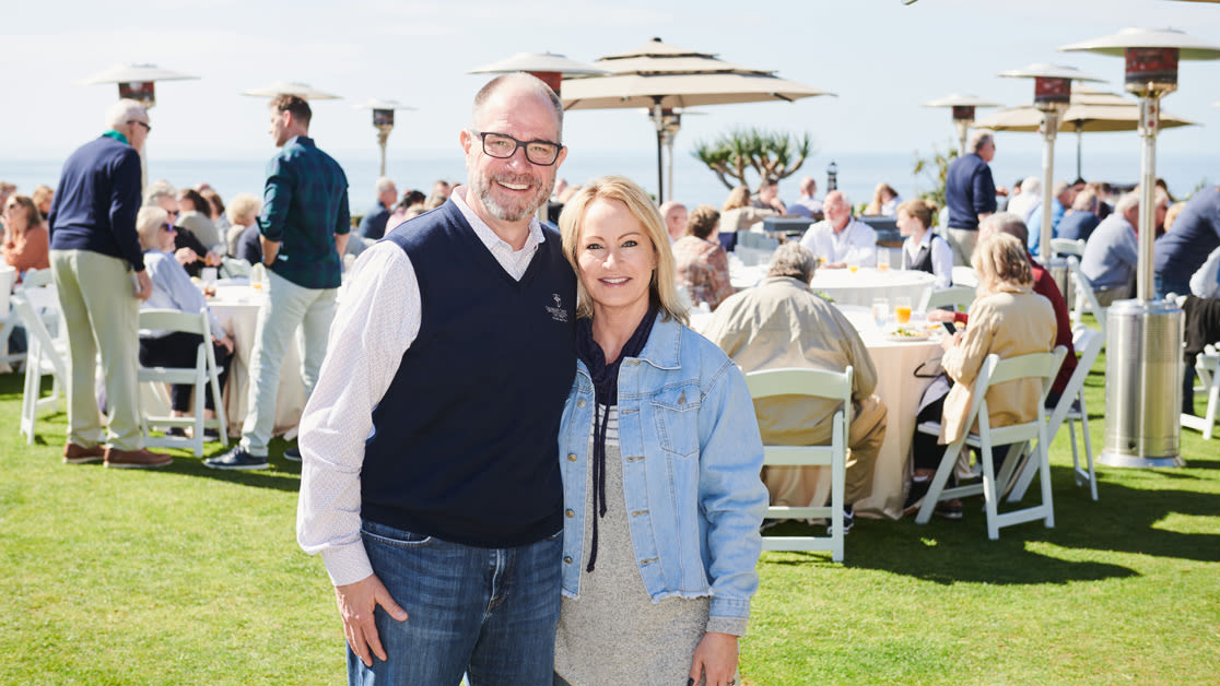 Eric and Tammy Hogue at CCU President's Weekend in Laguna Beach, California
