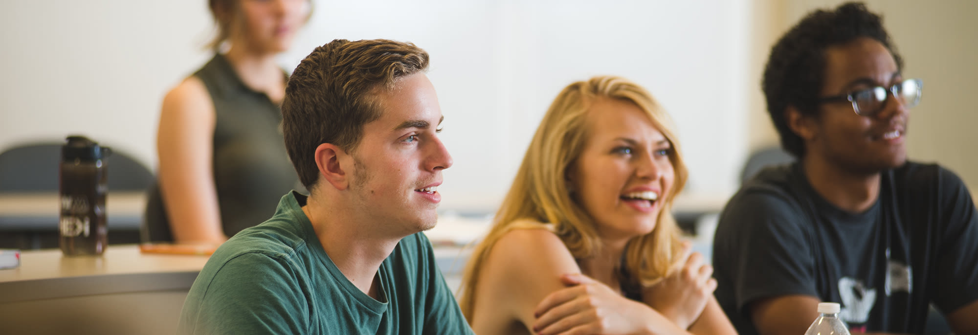 CCU students enjoying class.  (large image)