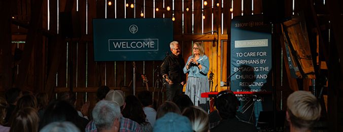 Steven and Mary Beth Chapman at Hope Begins at Home Fundraiser