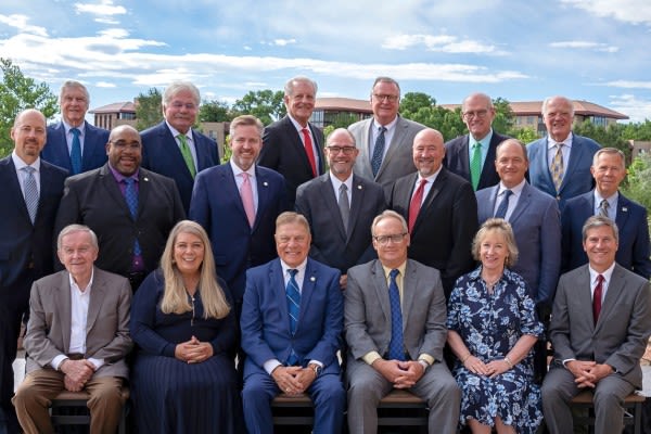 group photo of the board of trustees