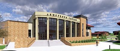 Rendering of the Armstrong Center