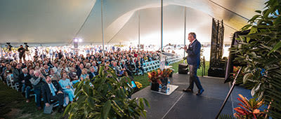 armstrong center dedication ceremony