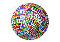 Globe of Flags