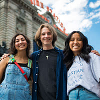 smiling ccu students in denver colorado