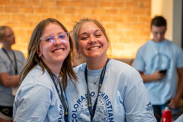 friends talking and laughing at discovery days