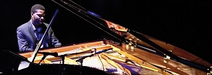 CCU student playing the piano