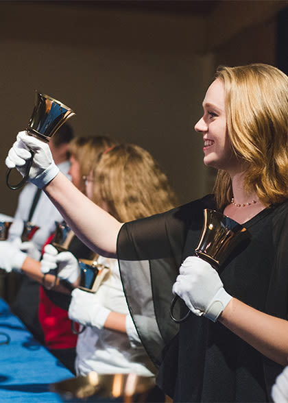 Handbell Ensemble Handbell performer