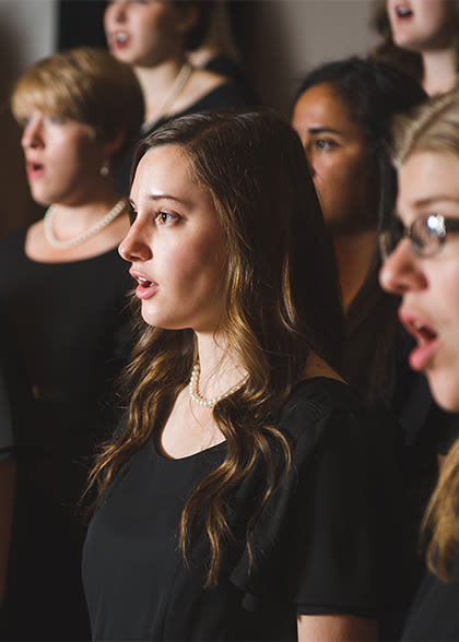 University Women's Choir woman's choir performance