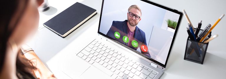 a video interview