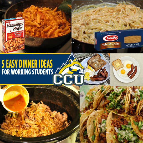5 Easy Dinner Ideas for Working Students Raising Families