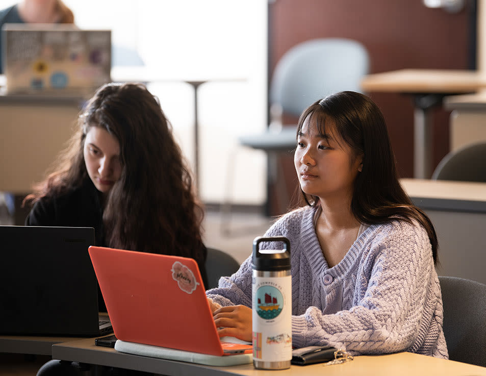 ccu students in class