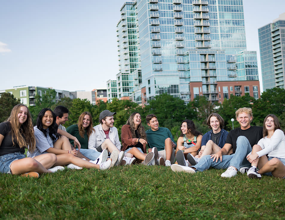 ccu undergrad students hanging out in denver