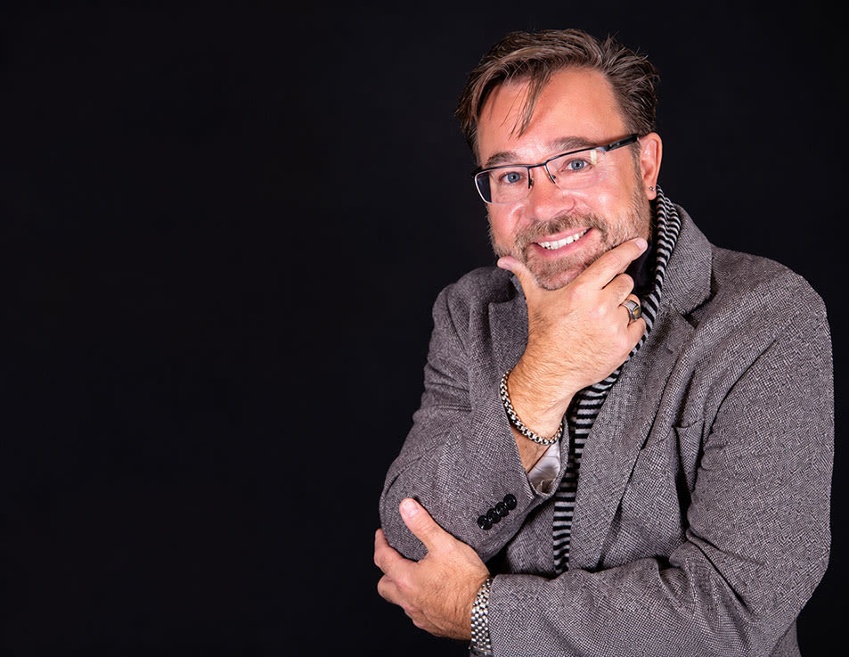 portrait of the director of composition and commercial music