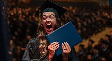 Student at Graduation 