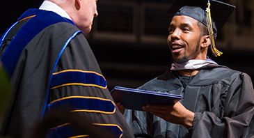 Student at Graduation 