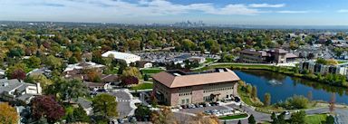 CCU Campus and Denver city view