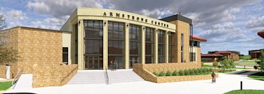Artistic rendering of the Armstrong Center at CCU
