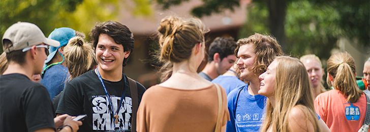 Students at Weekend of Welcome