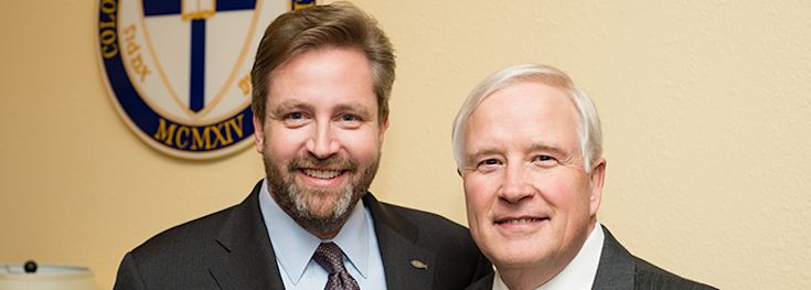 Will Armstrong and President Don Sweeting