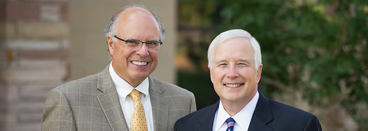Gary Armstrong and President Donald W. Sweeting