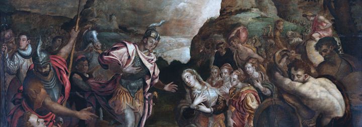 A renaissance era painting of the biblical King David