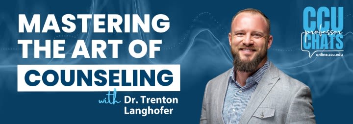 male counselor smiling