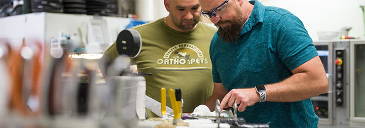 ccu grad working in workshop