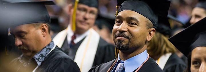 A student in the College of Adult and Graduate Studies is graduating from CCU.