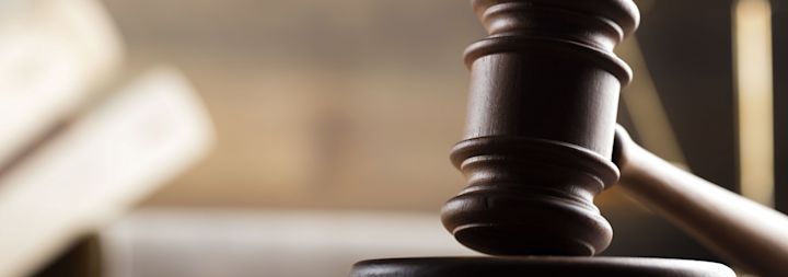 a wooden gavel