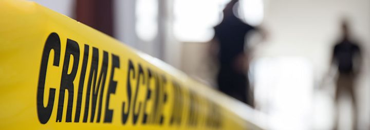 crime scene sign