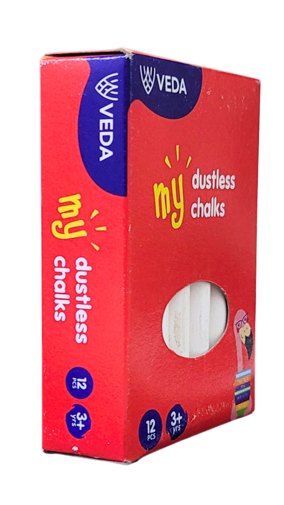 Veda Dustless Chalk -White