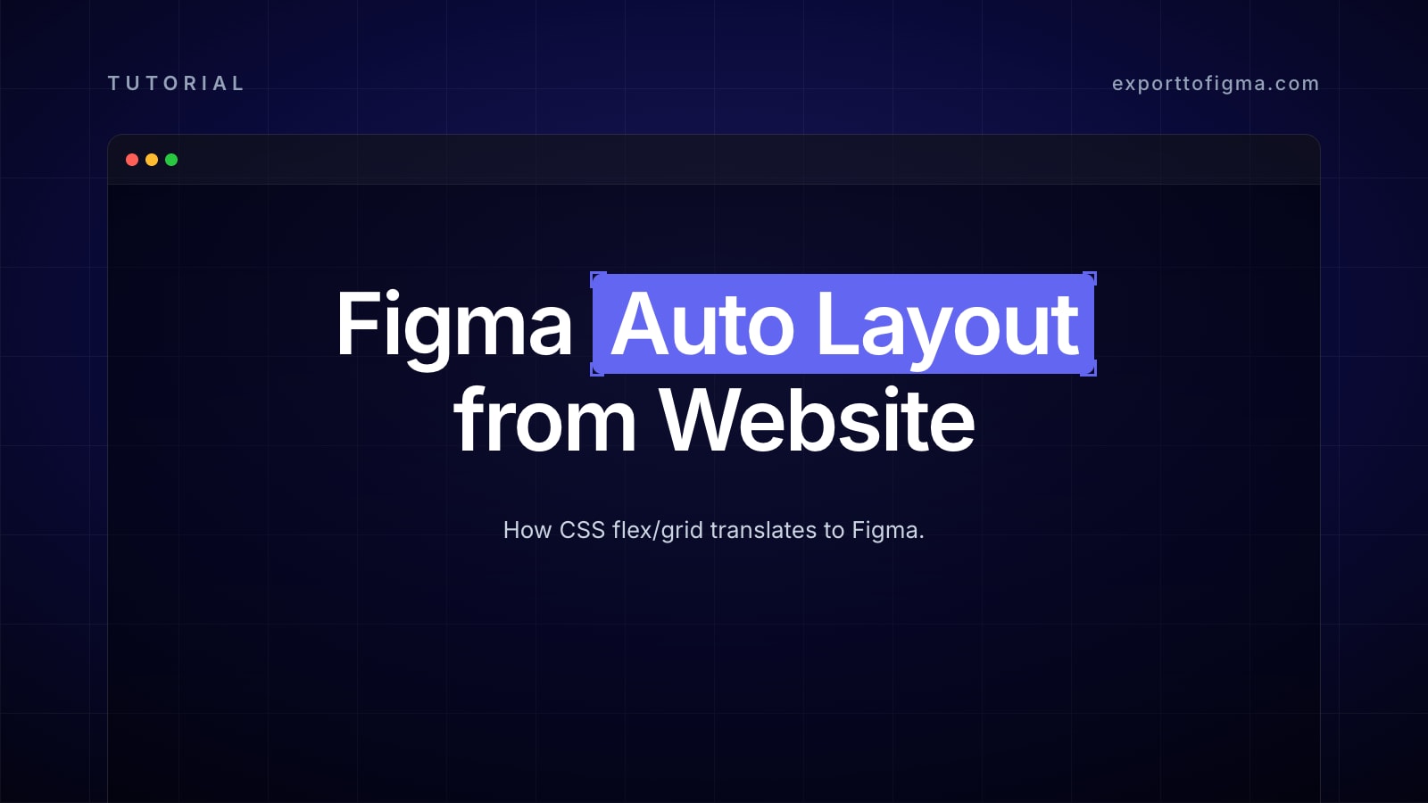 Figma Auto Layout from Website: Preserve Responsive Design | Export to ...
