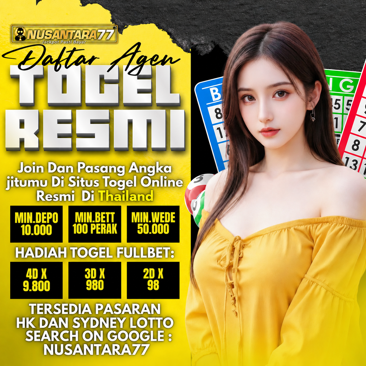 NUSANTARA77 : mekanisme Pertama Situs Toto Slot & Bandar Togel Hadiah JP Maxwin Terbesar Di Asia 2026
