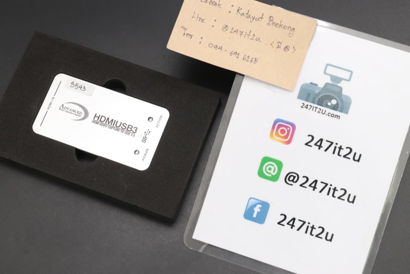 Accessories ADVANCE APS HDMI TO USB3.0 CAPTURE CARD V2 กล้องมือสอง - 247IT2U