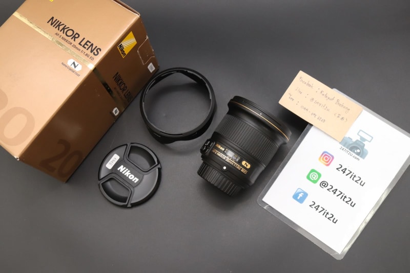 NIKON AF-S  20 F1.8 G ED Nano กล้องมือสอง - 247IT2U