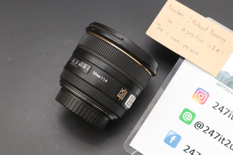 SIGMA 50 F1.4 EX DG HSM (Canon) กล้องมือสอง - 247IT2U