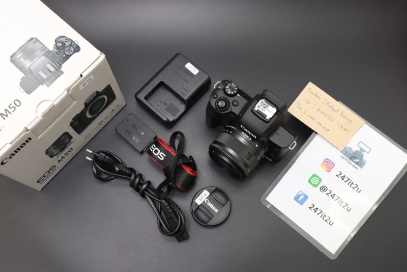 CANON EOS M50 15-45 กล้องมือสอง - 247IT2U