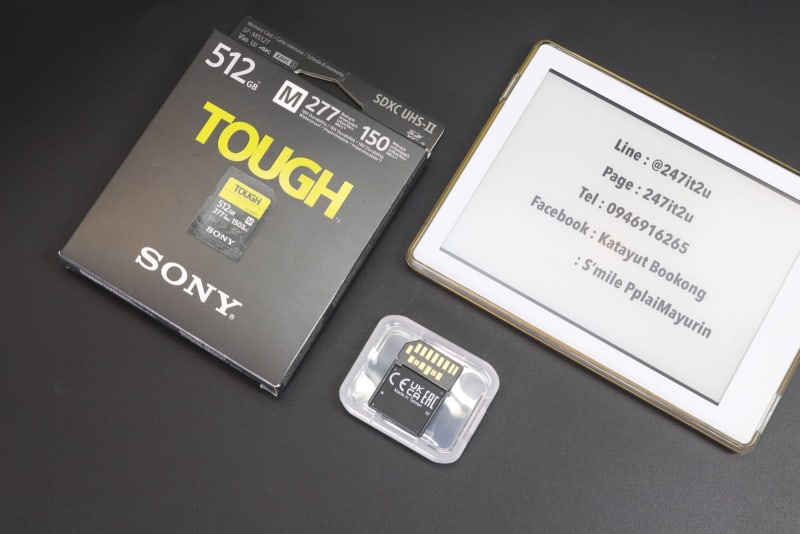 Accessories Sony Tough 512GB V60 SDXCii SF-M512T กล้องมือสอง - 247IT2U