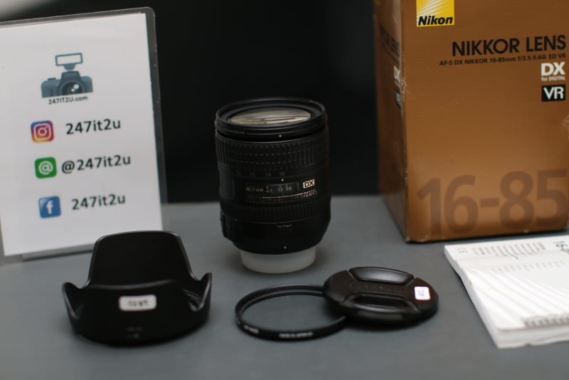 NIKON AF-S 16-85 f3.5-5.6G ED กล้องมือสอง - 247IT2U
