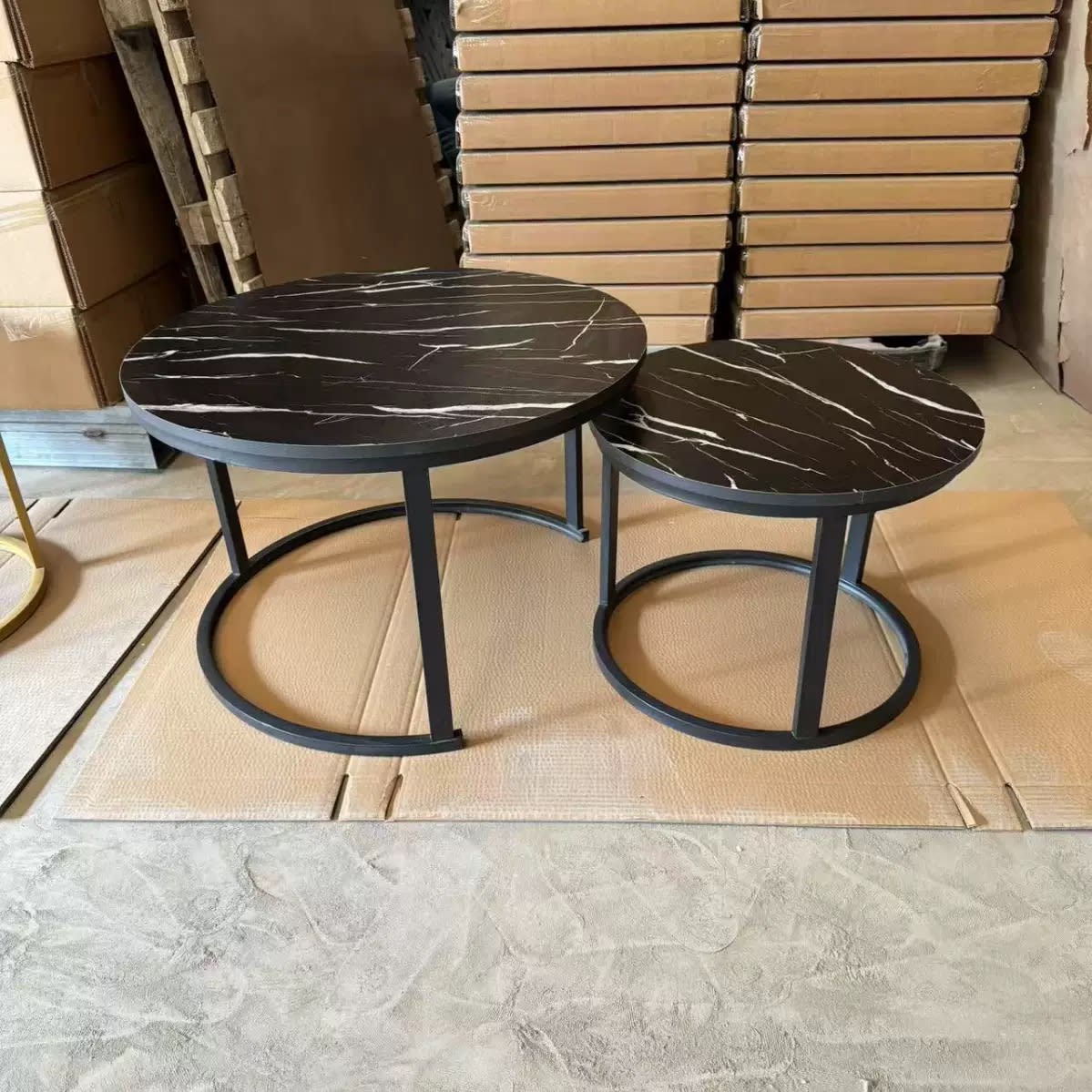 Marble texture coffee 2in1 table - London's Imports Ghana